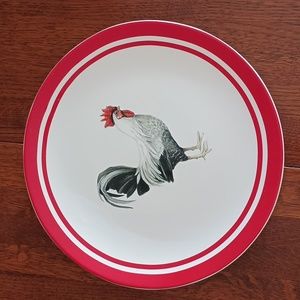 Certified International Susan Winget Homestead Rooster Dinner Plate b925